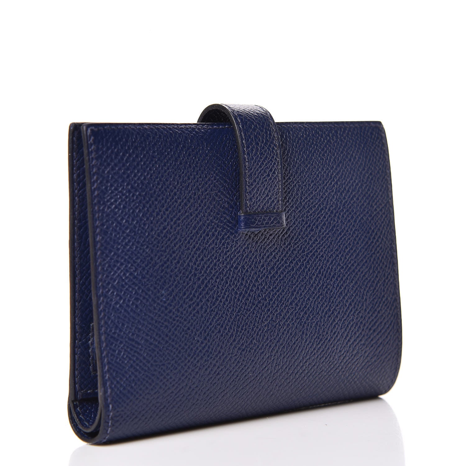 Hermes Epsom Bearn Compact Wallet Bleu Saphir 3 of 7
