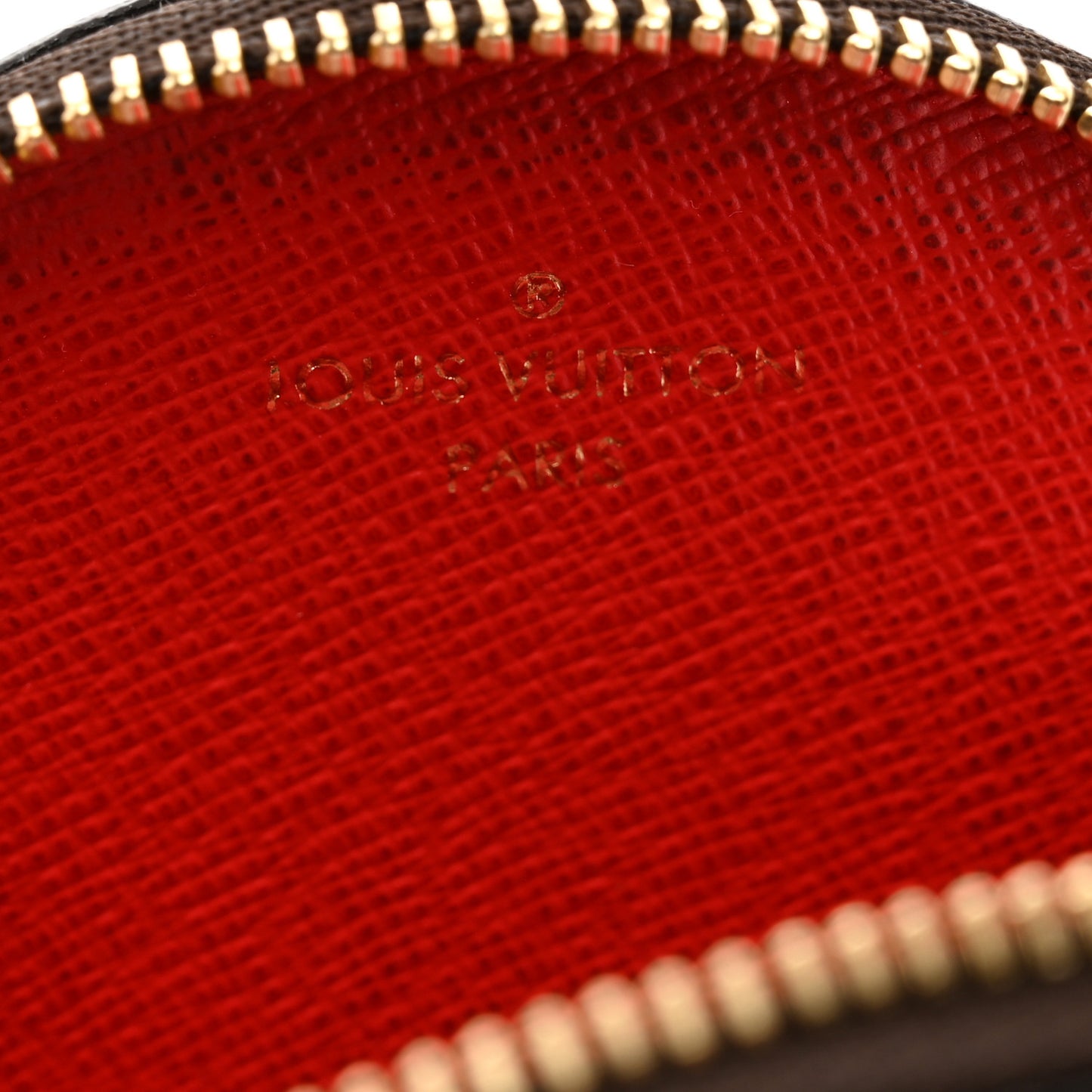 Monogram OnTheGo East West Round Coin Purse Red