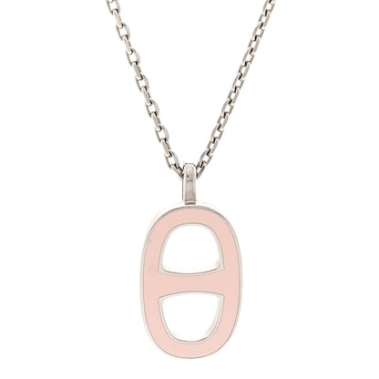 Hermes Laquered Iliade Pendant Necklace Pink 4 of 6