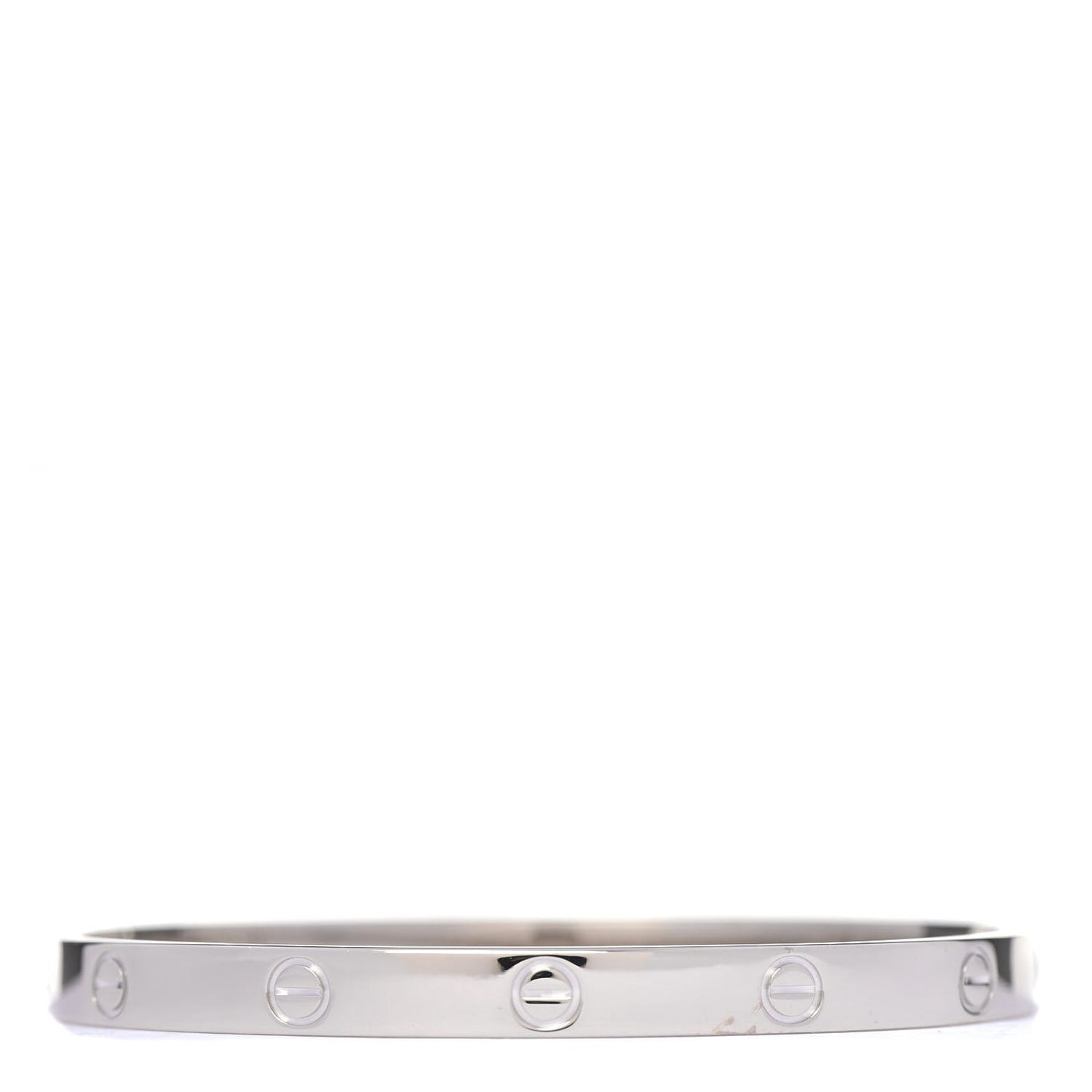 18K White Gold LOVE Bracelet 19