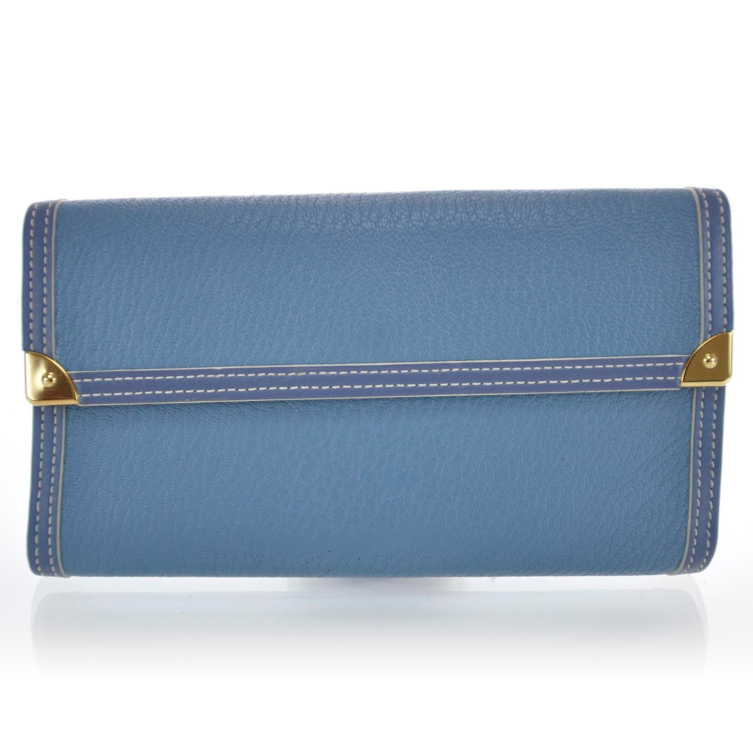 Louis Vuitton Suhali Porte Tresor International Wallet Blue 1 of 7