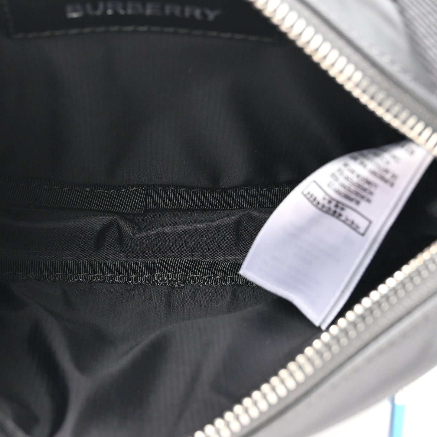 Econyl Logo Print Small Cannon Bum Bag Charcoal Grey