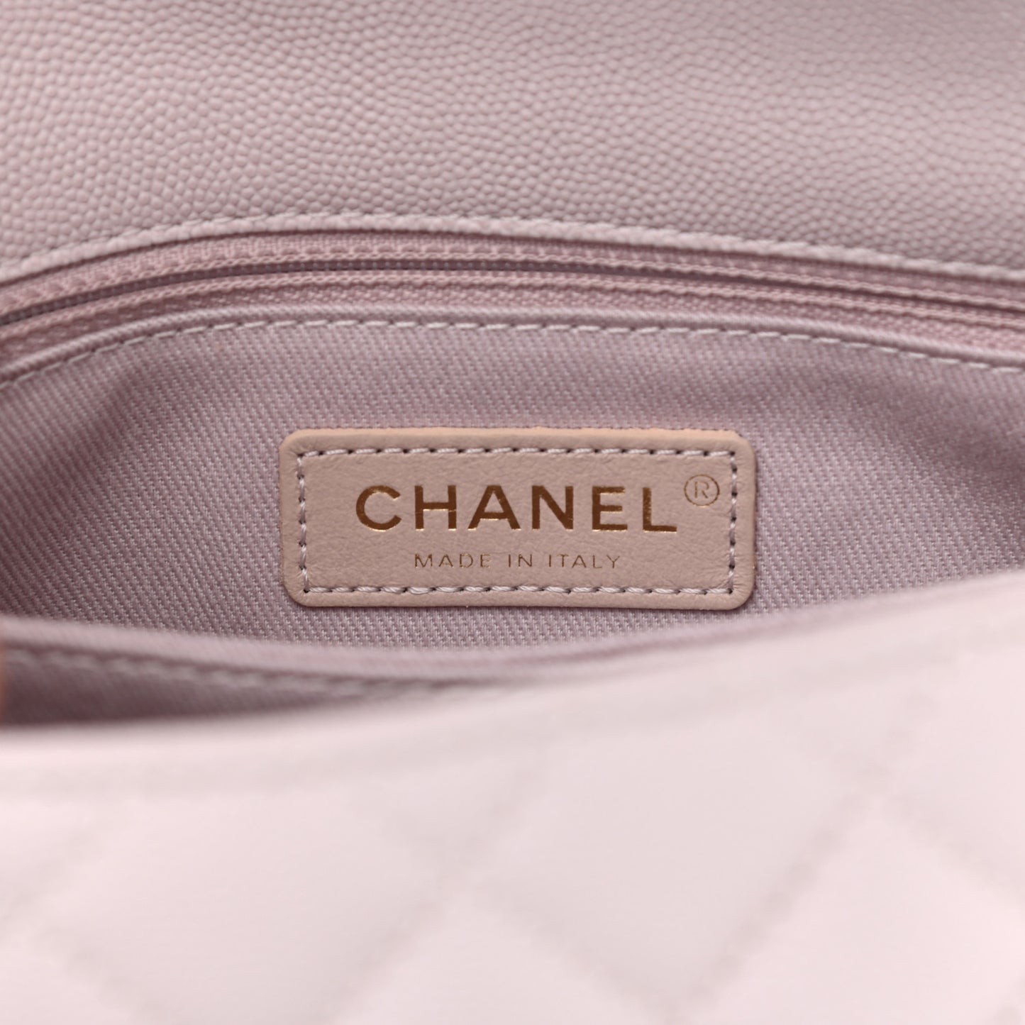 Caviar Quilted Mini Coco Handle Flap Lilas Lilac