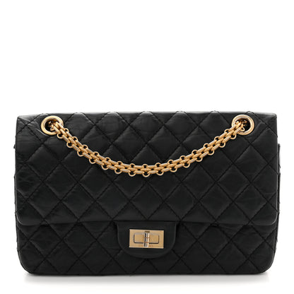 Chanel Aged Calfskin Quilted 2.55 Reissue 225 Flap Black 1 of 13