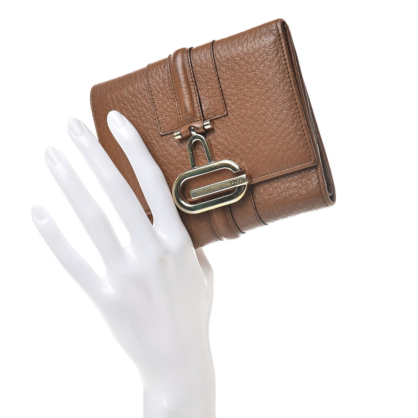 Calfskin French Junco Wallet Light Brown