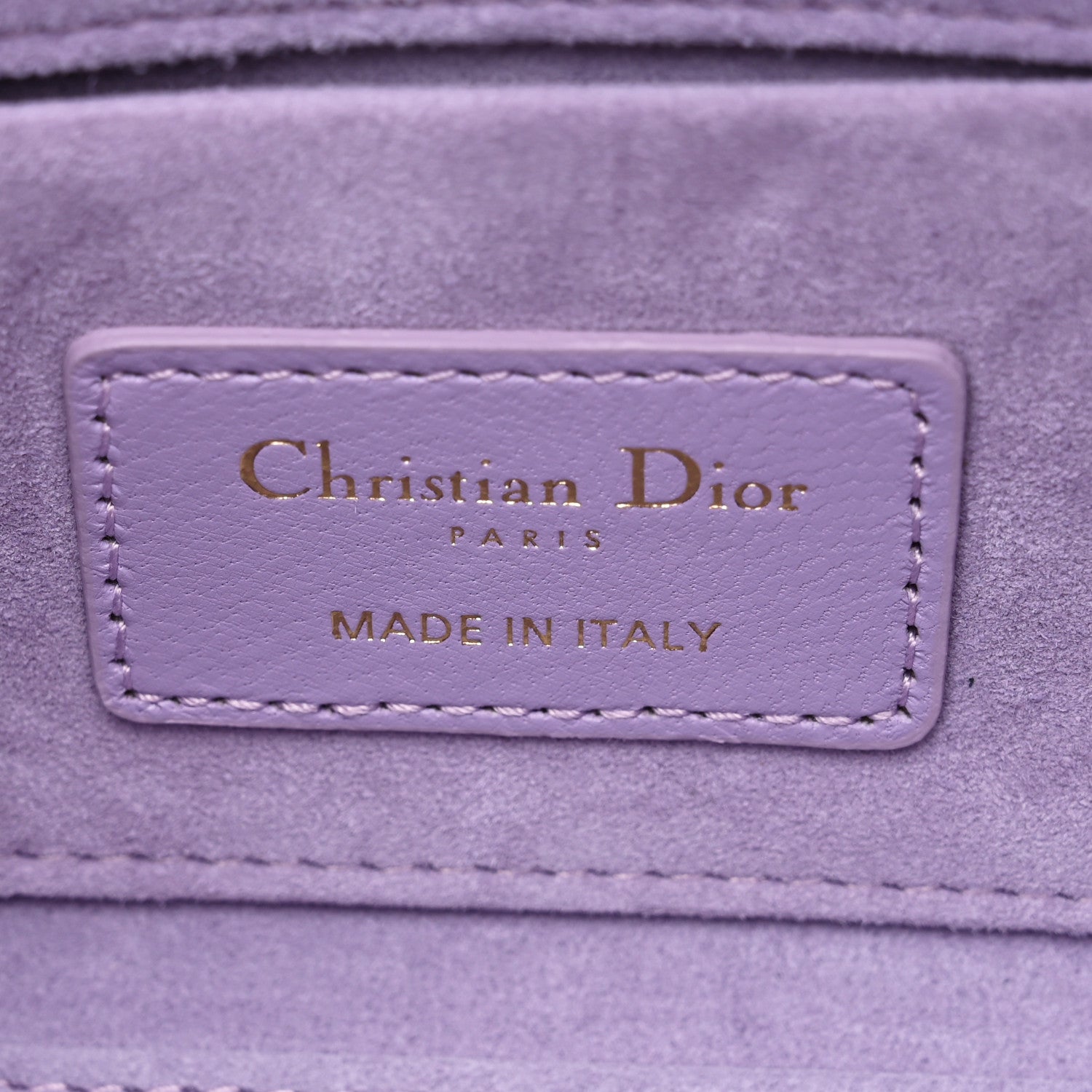 Christian Dior Lambskin Cannage Small Lady D-Joy Lilac 6 of 11