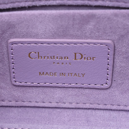 Christian Dior Lambskin Cannage Small Lady D-Joy Lilac 6 of 11