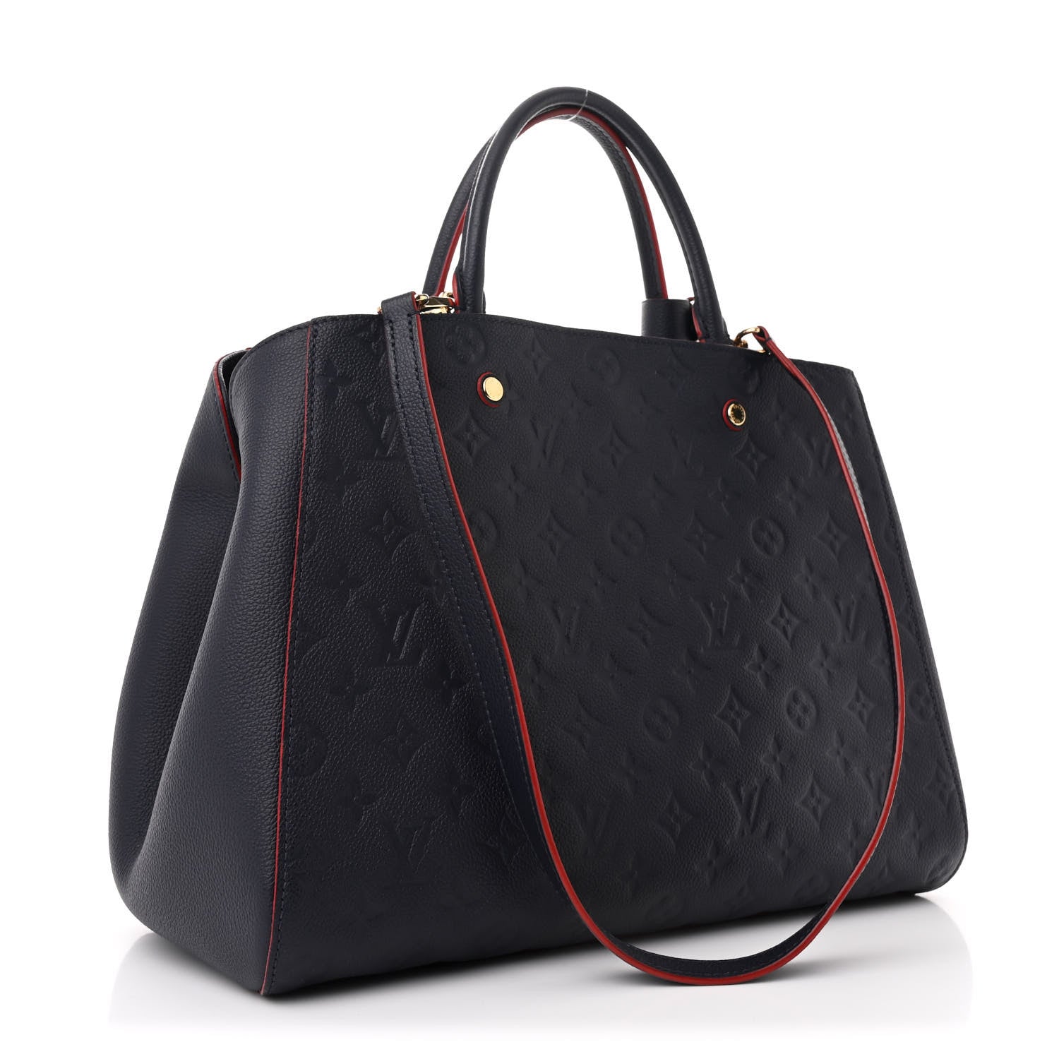 Louis Vuitton Empreinte Montaigne GM Marine Rouge 3 of 12