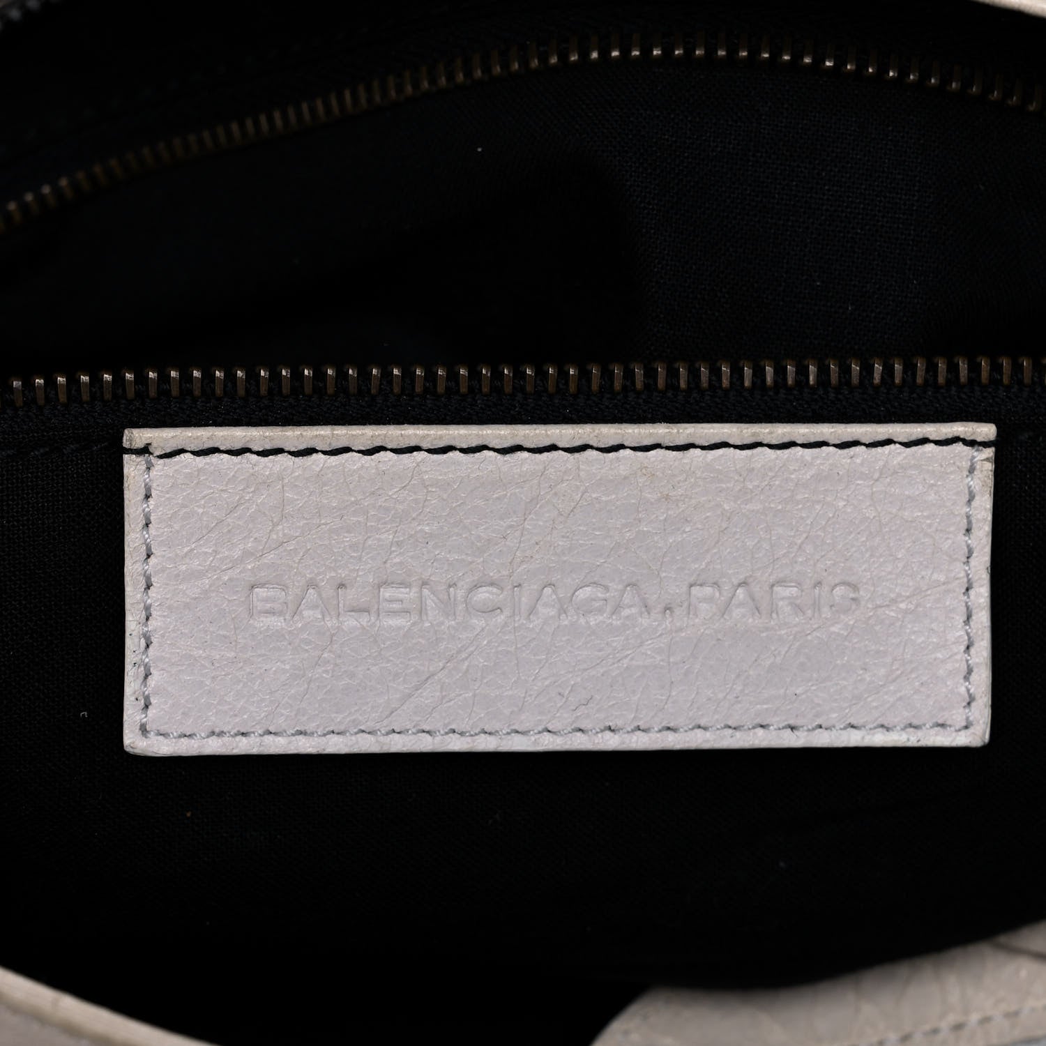Balenciaga Agneau Classic Hardware Velo White Light 5 of 12