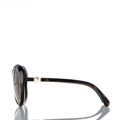 Chanel CC Pearl Sunglasses 5302H Tortoise 3 of 8