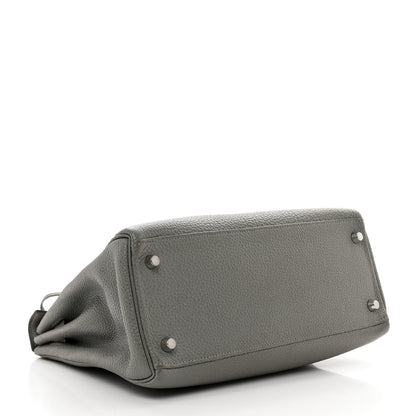 Hermes Togo Kelly Retourne 28 Gris Mouette 4 of 16