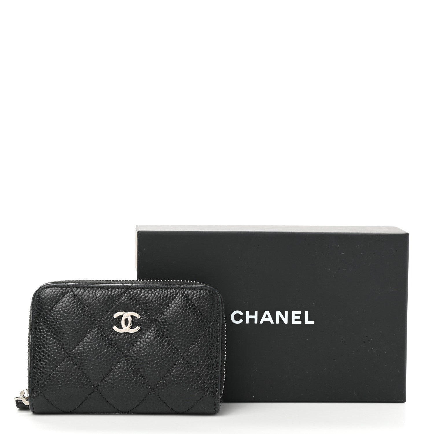 Chanel Caviar Quilted Classic Zipped Coin Purse Black 8 of 8