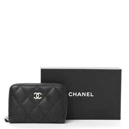 Chanel Caviar Quilted Classic Zipped Coin Purse Black 8 of 8