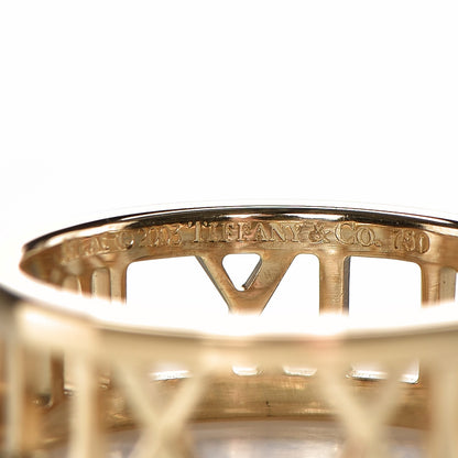 Tiffany 18K Yellow Gold Atlas Open Ring 5 3 of 4