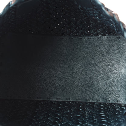 Bottega Veneta Metallic Intrecciato Tote Teal 5 of 9