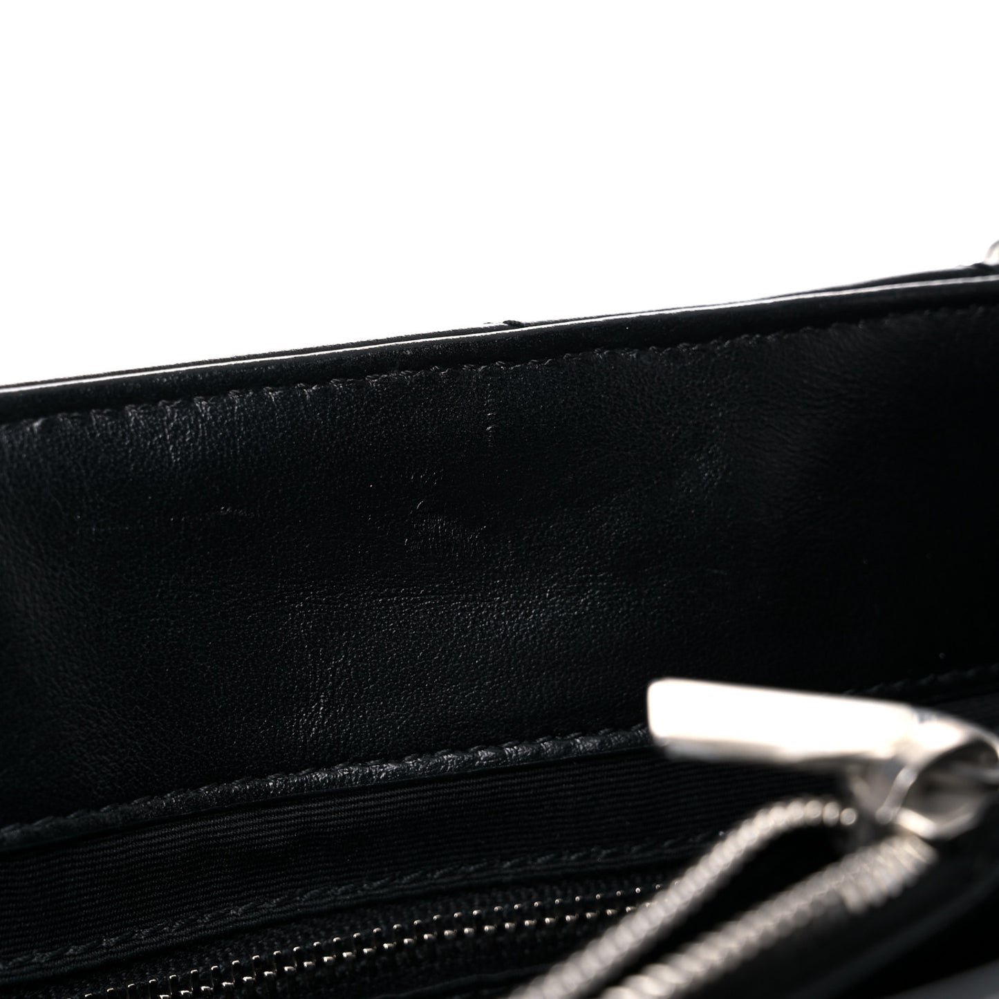 Calfskin Y Quilted Monogram Medium Loulou Chain Satchel Black