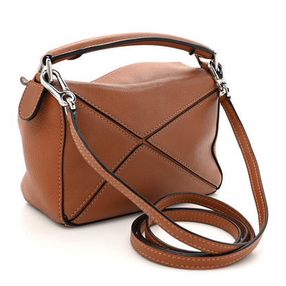 Loewe Calfskin Mini Puzzle Bag Tan 2 of 14