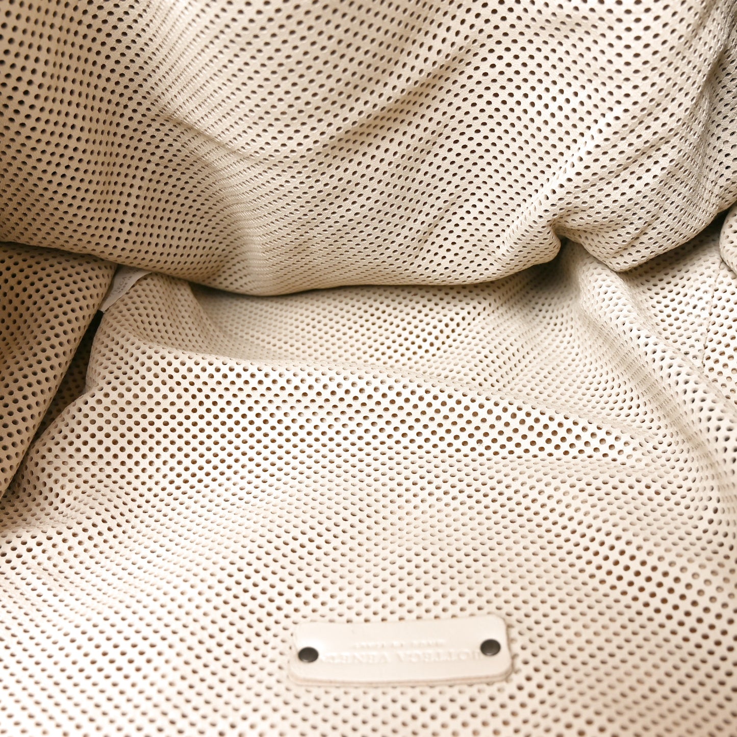 Perforated Intrecciato Tote Marmo