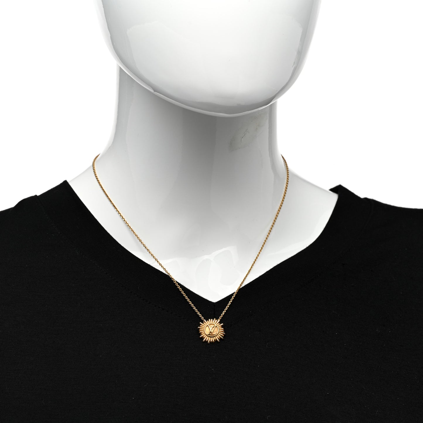 Brass Vendome Necklace Gold