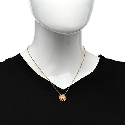 Louis Vuitton Brass Vendome Necklace Gold 2 of 6