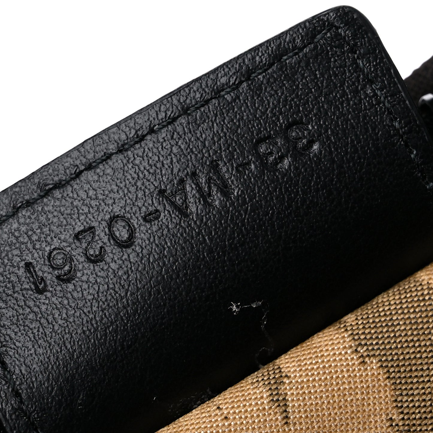 Canvas Embroidered Mizza Diortravel Zipped Pouch