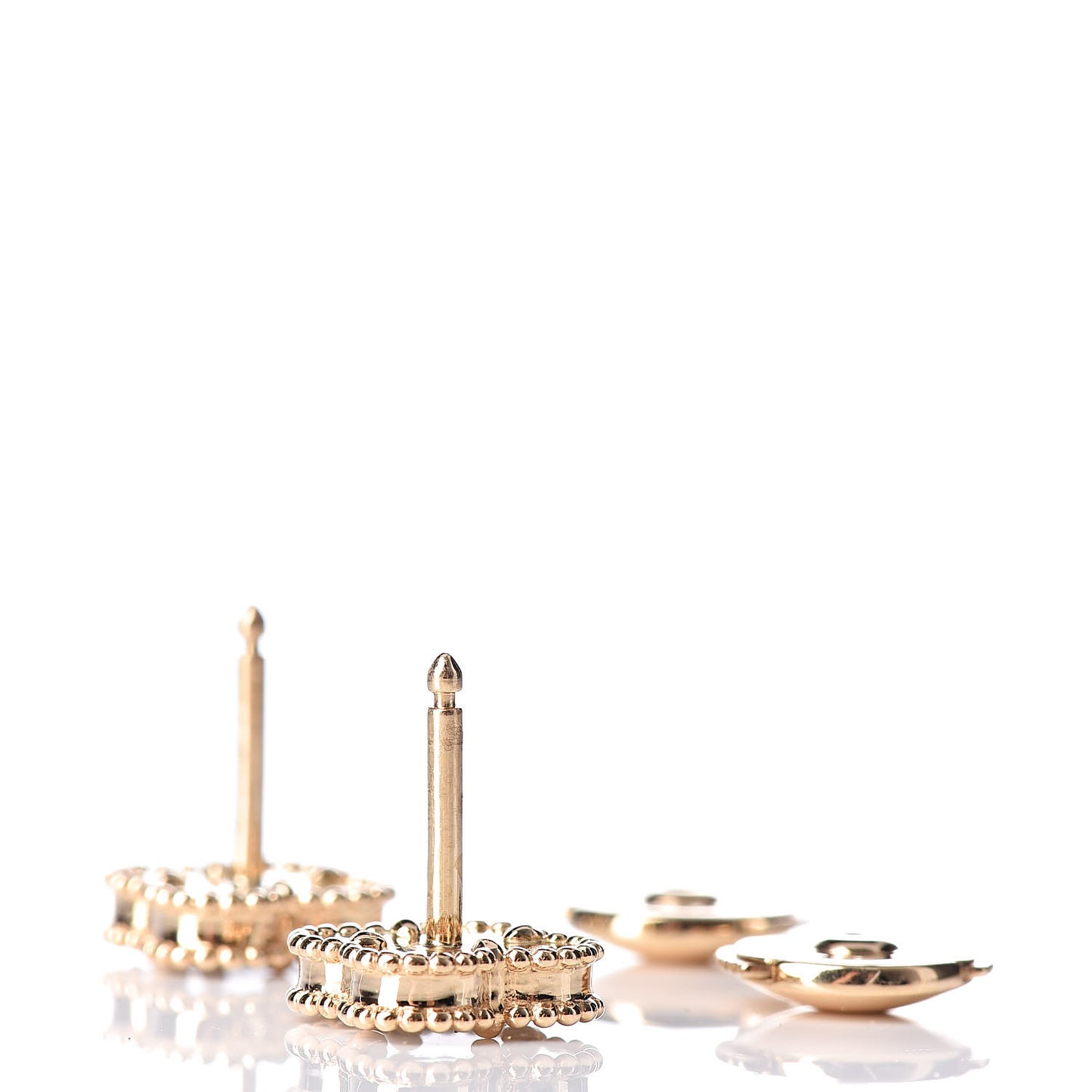 18K Yellow Gold Mother of Pearl Sweet Alhambra Earrings