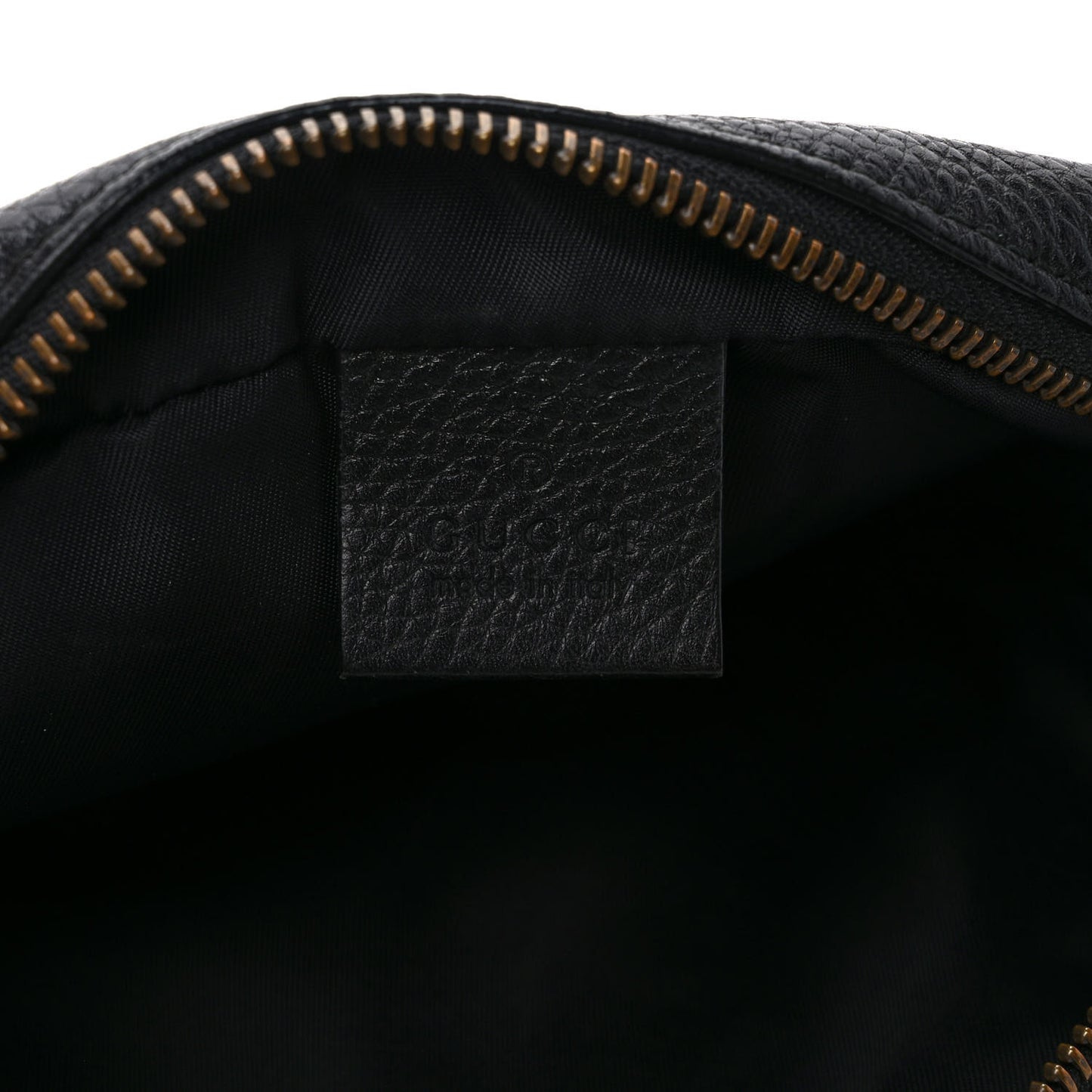 Pebbled Calfskin Mini Soho Disco Bag Black