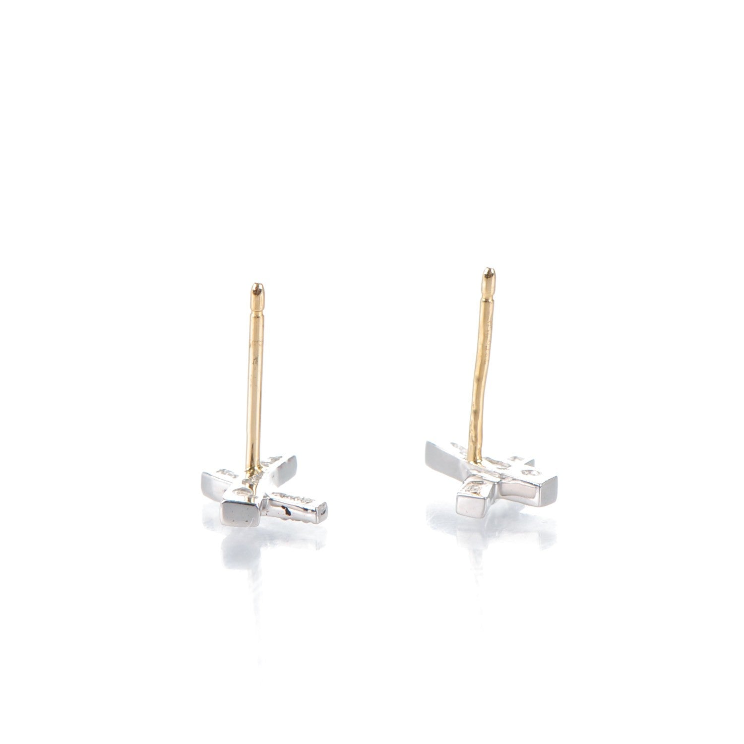 Tiffany Platinum Diamond Paloma Picasso X Kiss Earrings 5 of 6