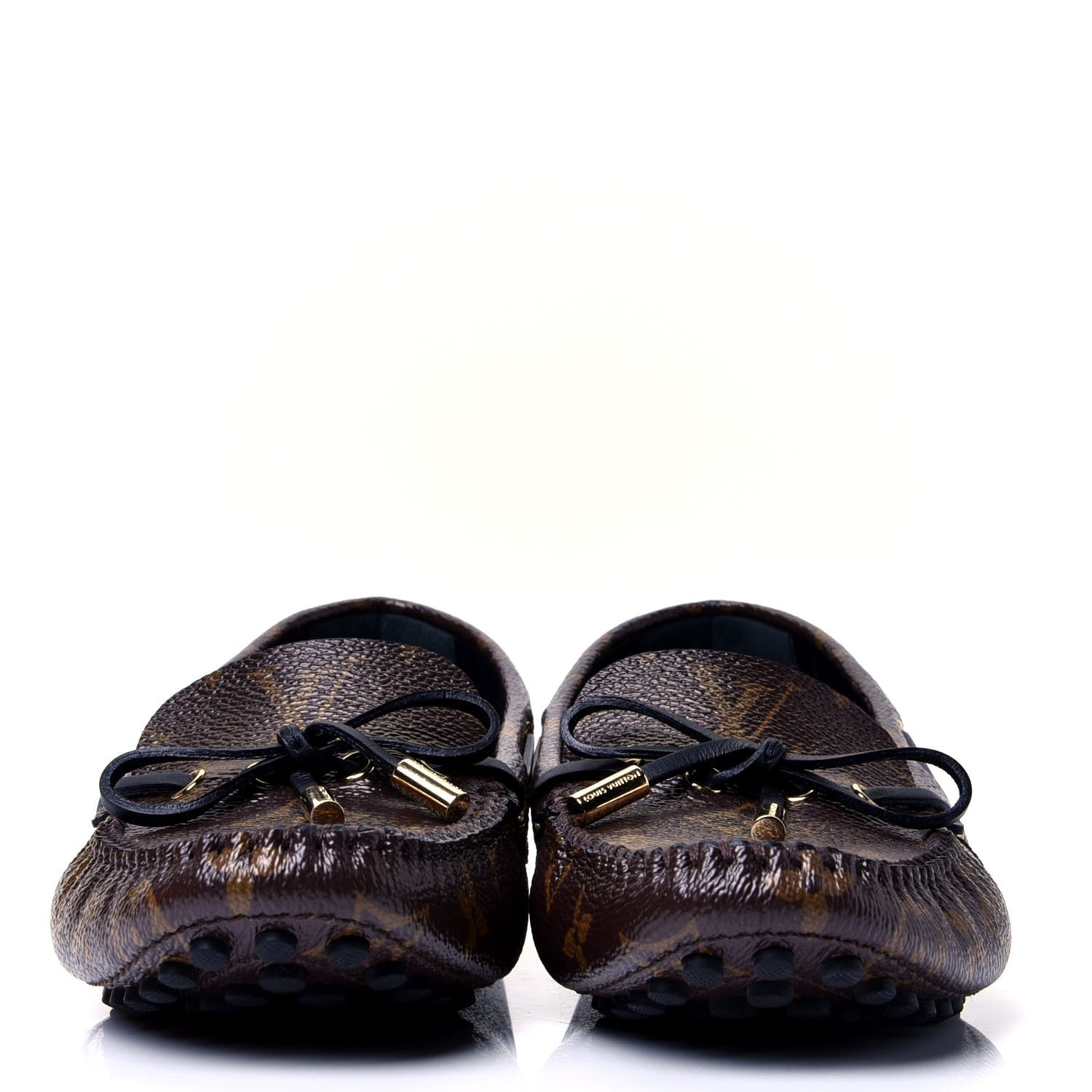 Louis Vuitton Patent Monogram Gloria Loafers 37 2 of 10