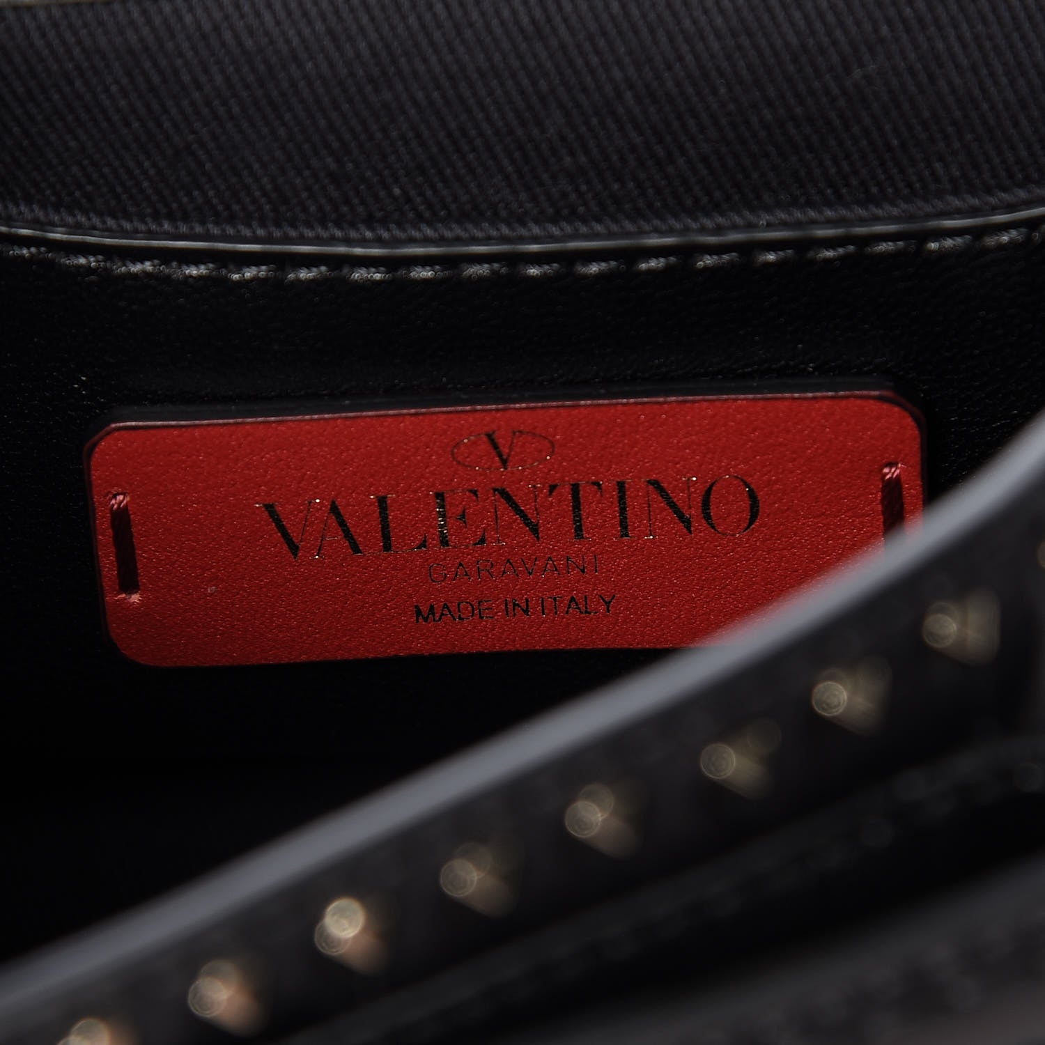 Valentino Garavani Lambskin ZiggyStud Rockstud Convertible Crossbody Belt Bag Black 7 of 12