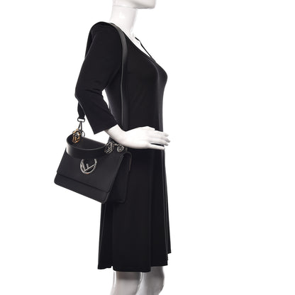Fendi Vitello Century Opaco F is Fendi Kan I Shoulder Bag Black 2 of 14