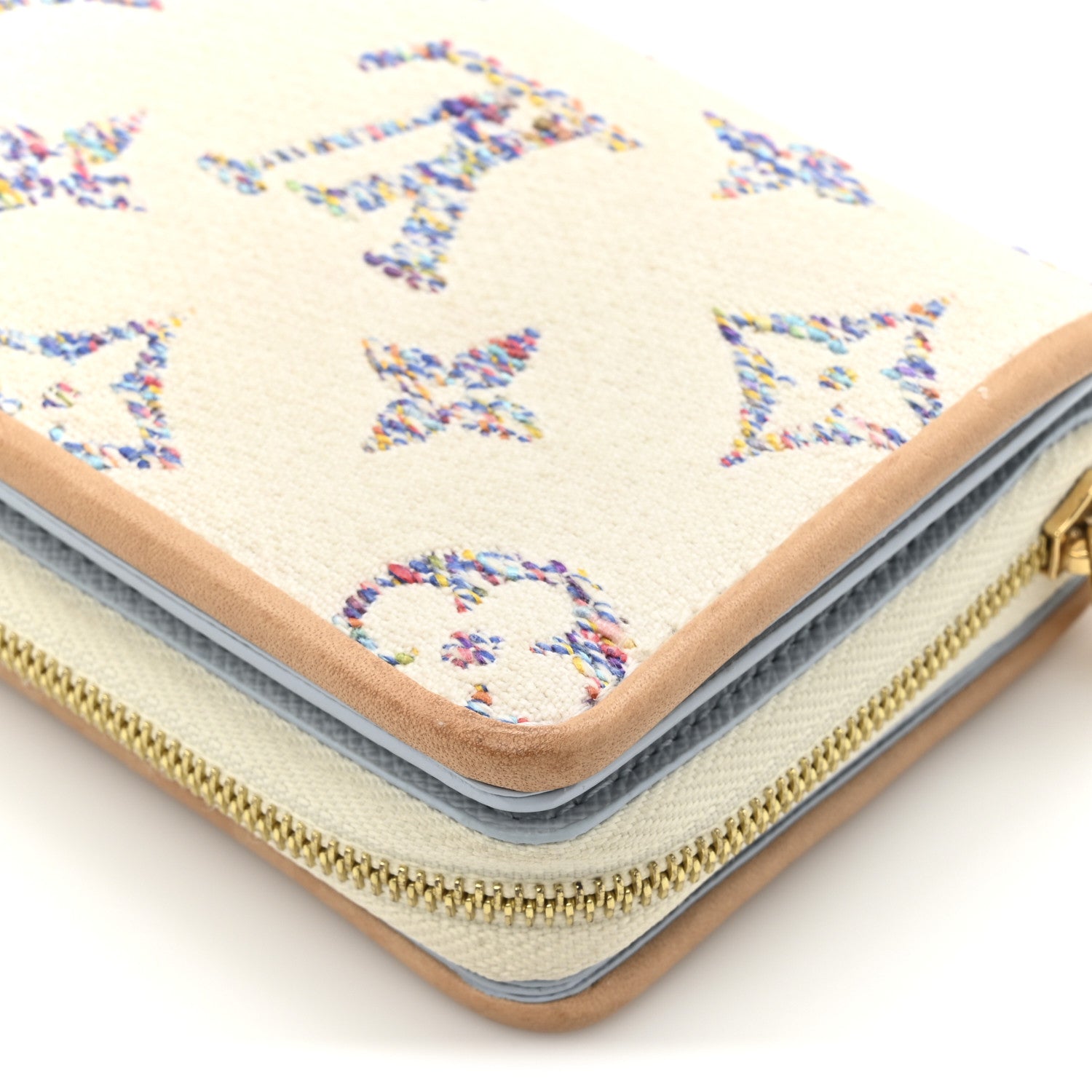 Louis Vuitton Monogram Jacquard Lou Wallet White 12 of 14