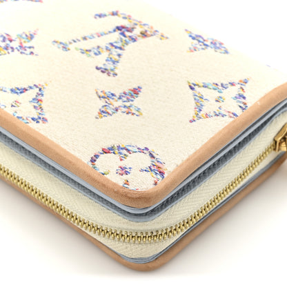 Louis Vuitton Monogram Jacquard Lou Wallet White 12 of 14