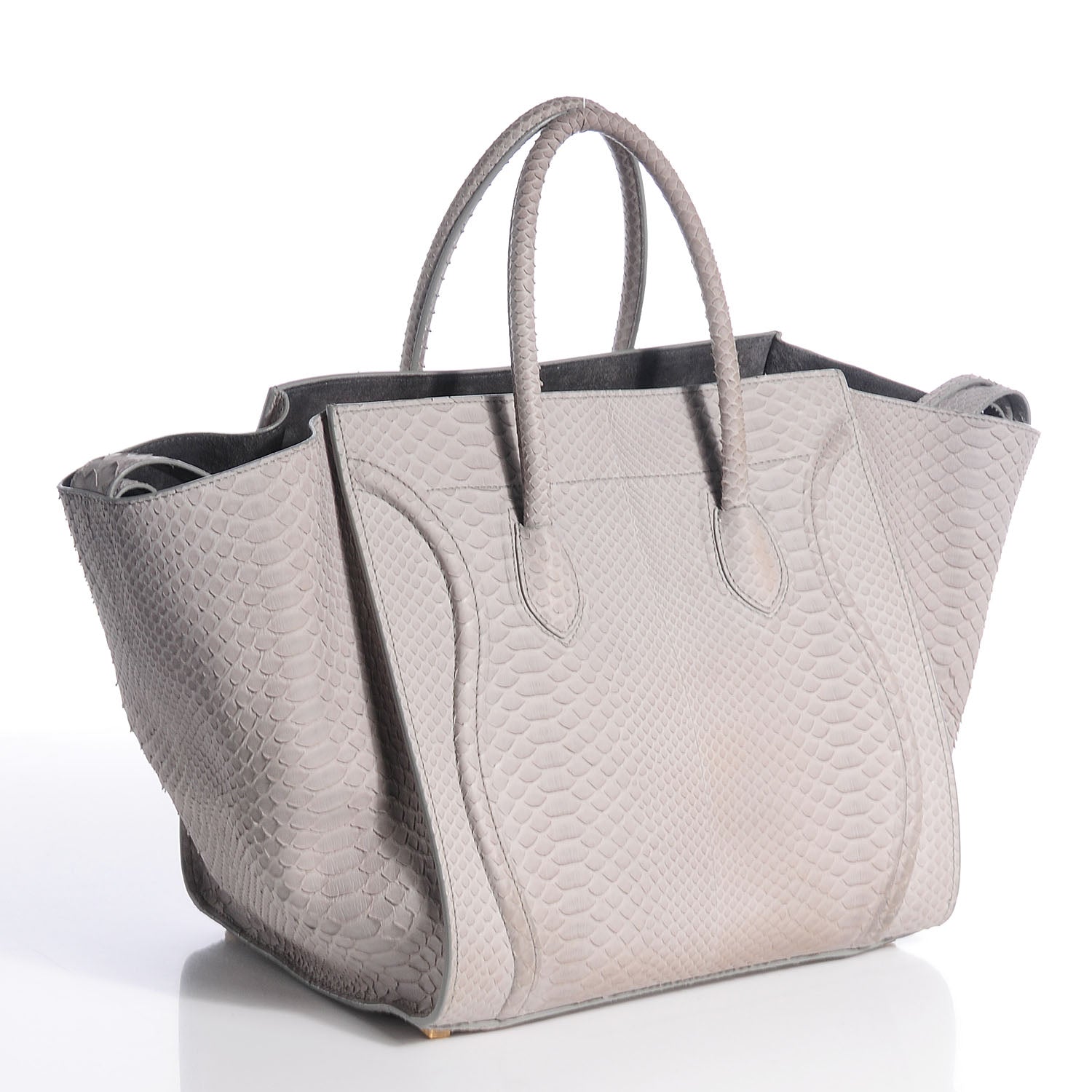 Celine Python Medium Phantom Luggage Grey 3 of 7