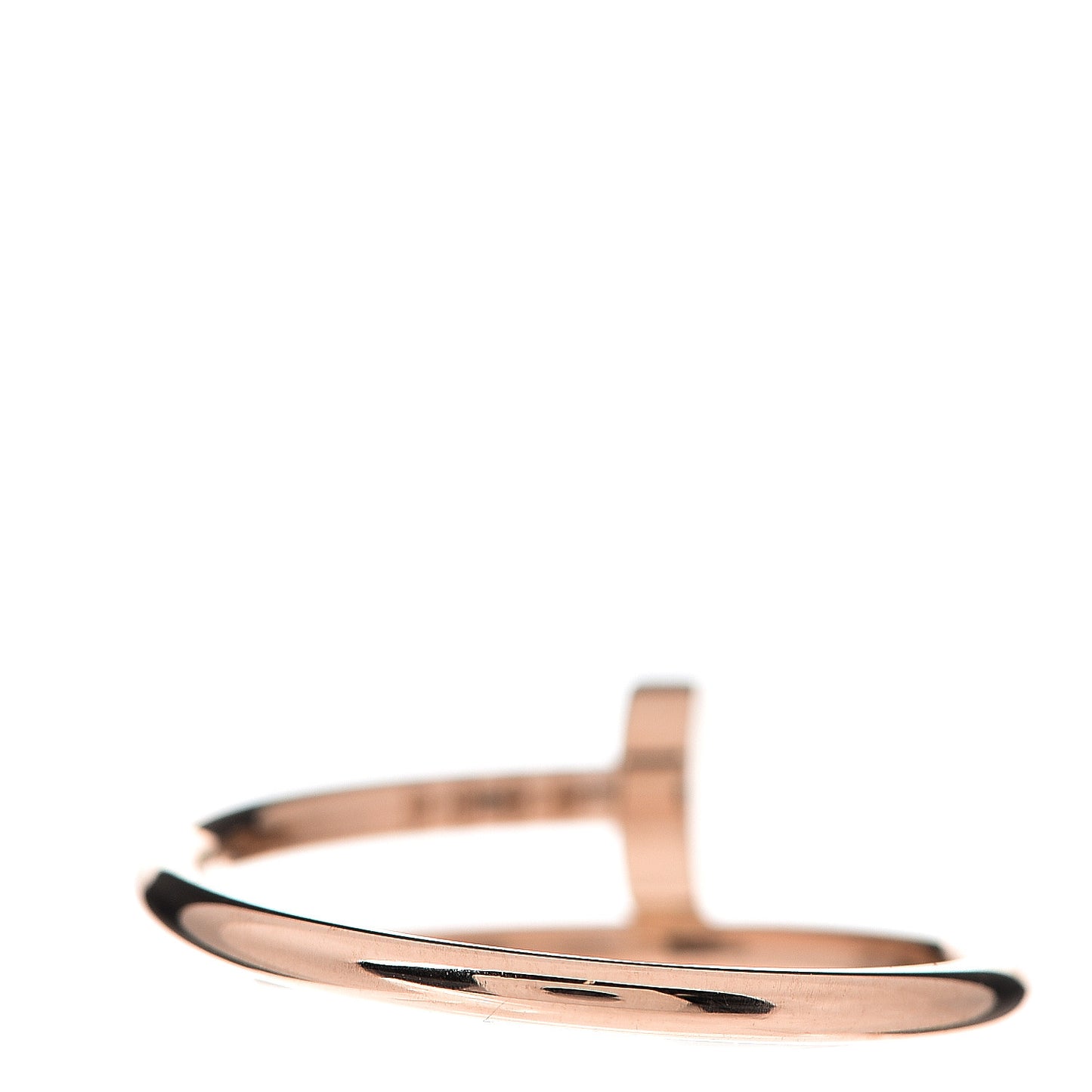 18K Pink Gold Small Juste Un Clou Ring 55 7.25