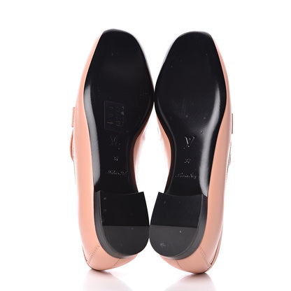 Louis Vuitton Calfskin Upper Case Flat Loafer 37 Rose Clair 6 of 9