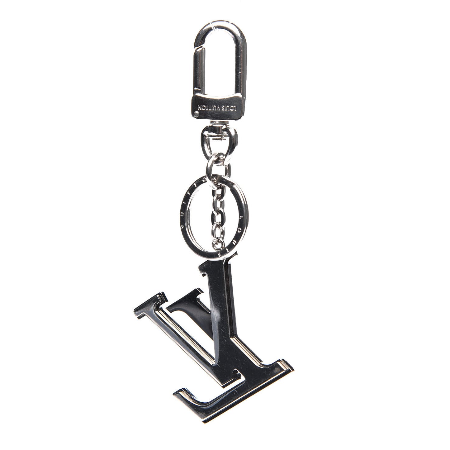 Strass LV Capucines Bag Charm Key Holder Silver