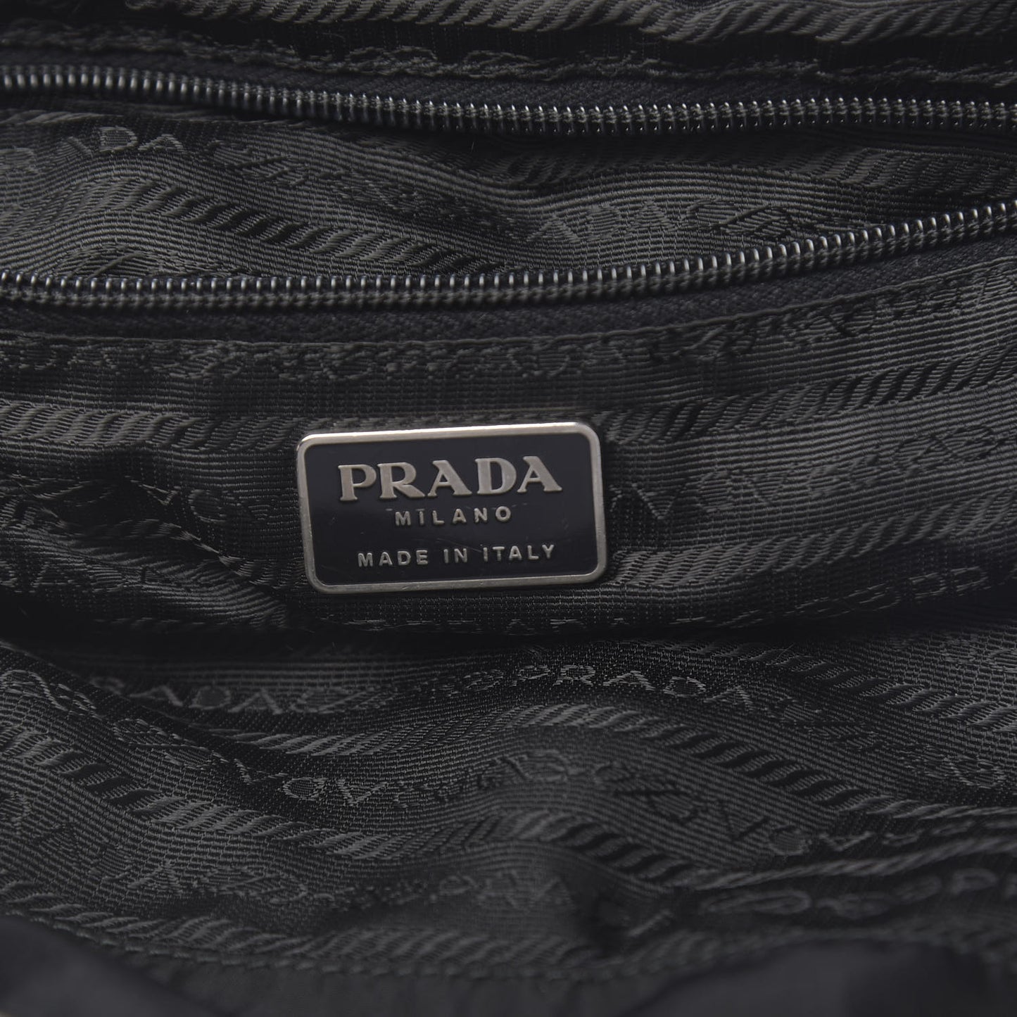 Nylon Vela Medium Backpack Black