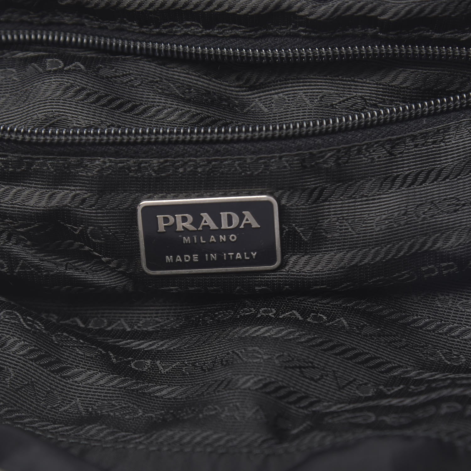Prada Nylon Vela Medium Backpack Black 5 of 8