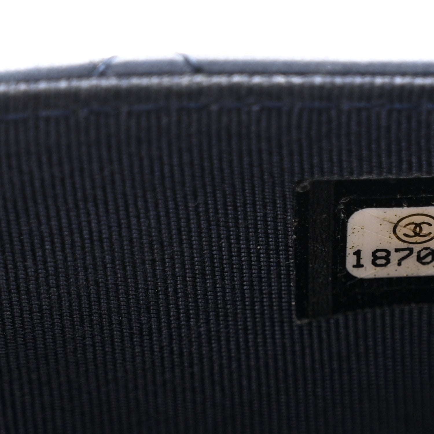 Chanel Lambskin Quilted Wallet On Chain WOC Navy Blue 8 of 15