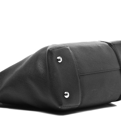 Louis Vuitton Veau Cachemire Soft Lockit MM Black 7 of 8