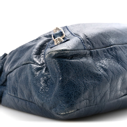 Balenciaga Agneau Giant 12 Silver Hardware Town Bleu Mineral 10 of 17