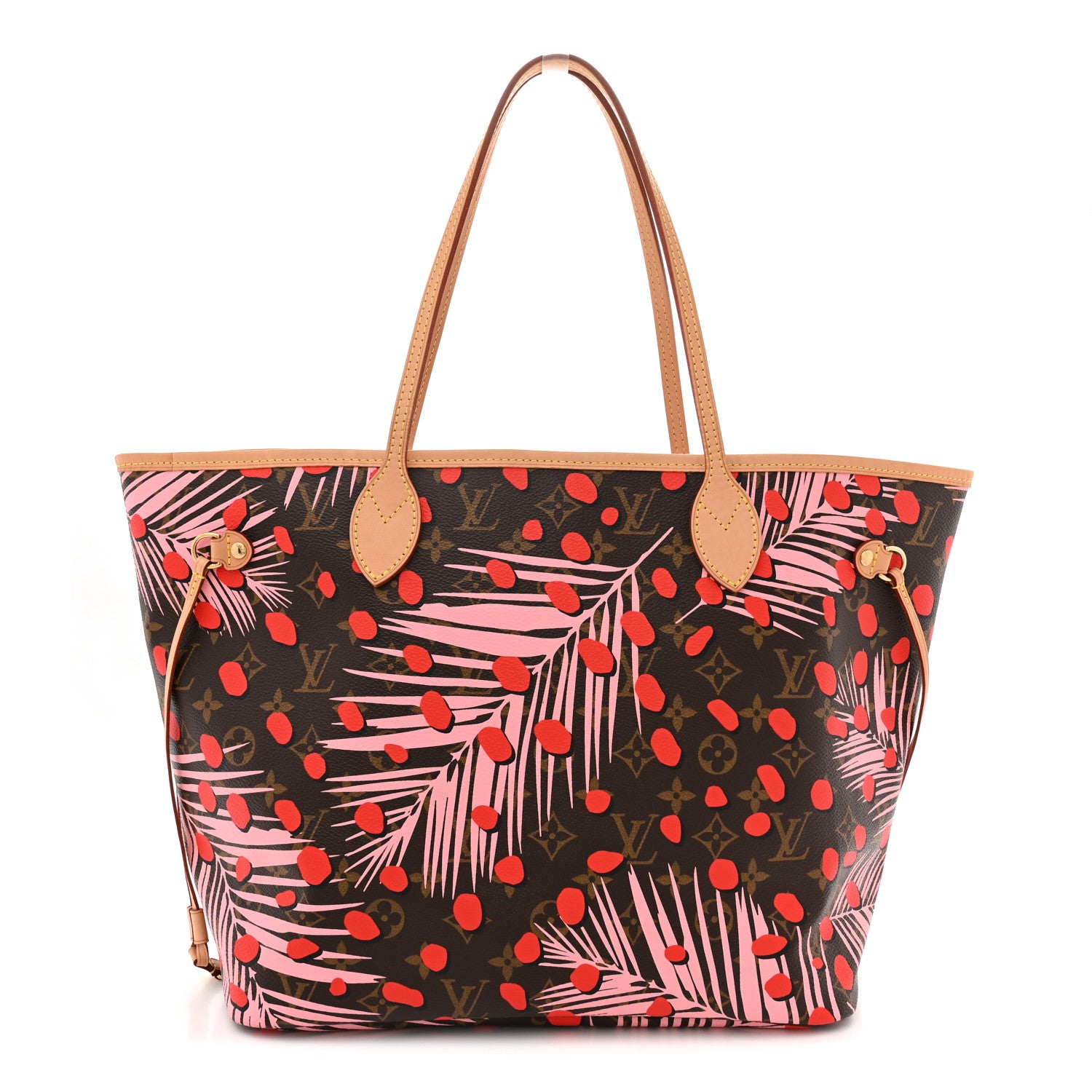 Louis Vuitton Monogram Jungle Dots Neo Neverfull MM Sugar Pink Poppy 1 of 9
