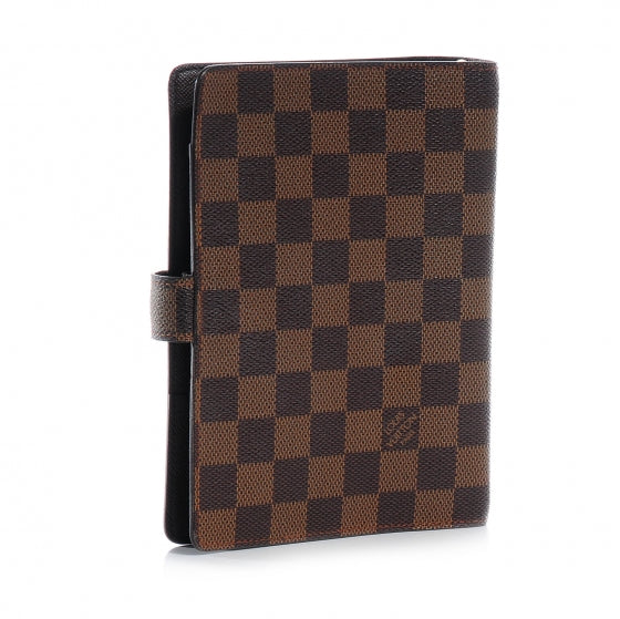 Damier Ebene Medium Ring Agenda