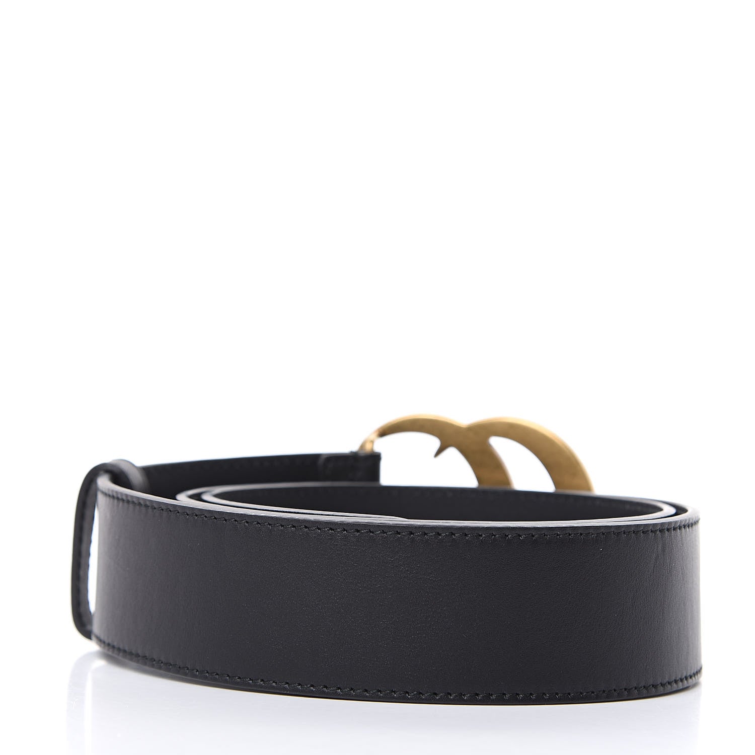 Gucci Calfskin Double G 40mm Belt 85 34 Black 3 of 6