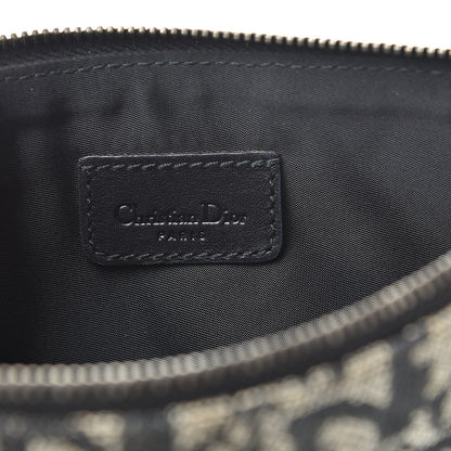 Christian Dior Monogram Mini Saddle Pochette Black 6 of 12