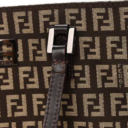 Fendi Zucchino Vitello Tote Testa di Moro Beige 11 of 14