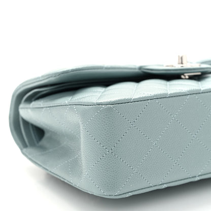 Chanel Caviar Quilted Small Double Flap Blue 9 of 10