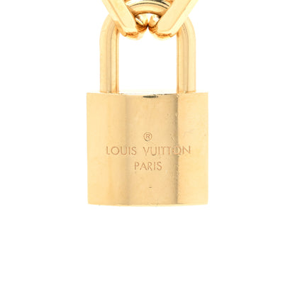 Louis Vuitton LV Edge Necklace Cadenas Gold 6 of 6