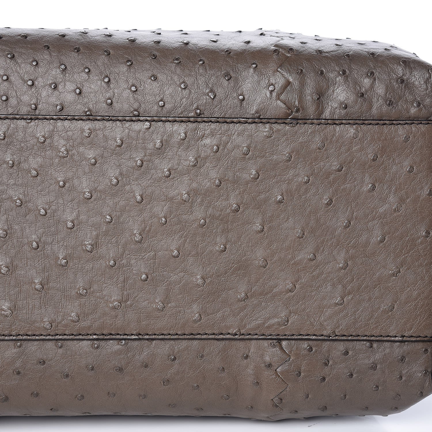 Bottega Veneta Ostrich Small Roma Tote Brown 17 of 17